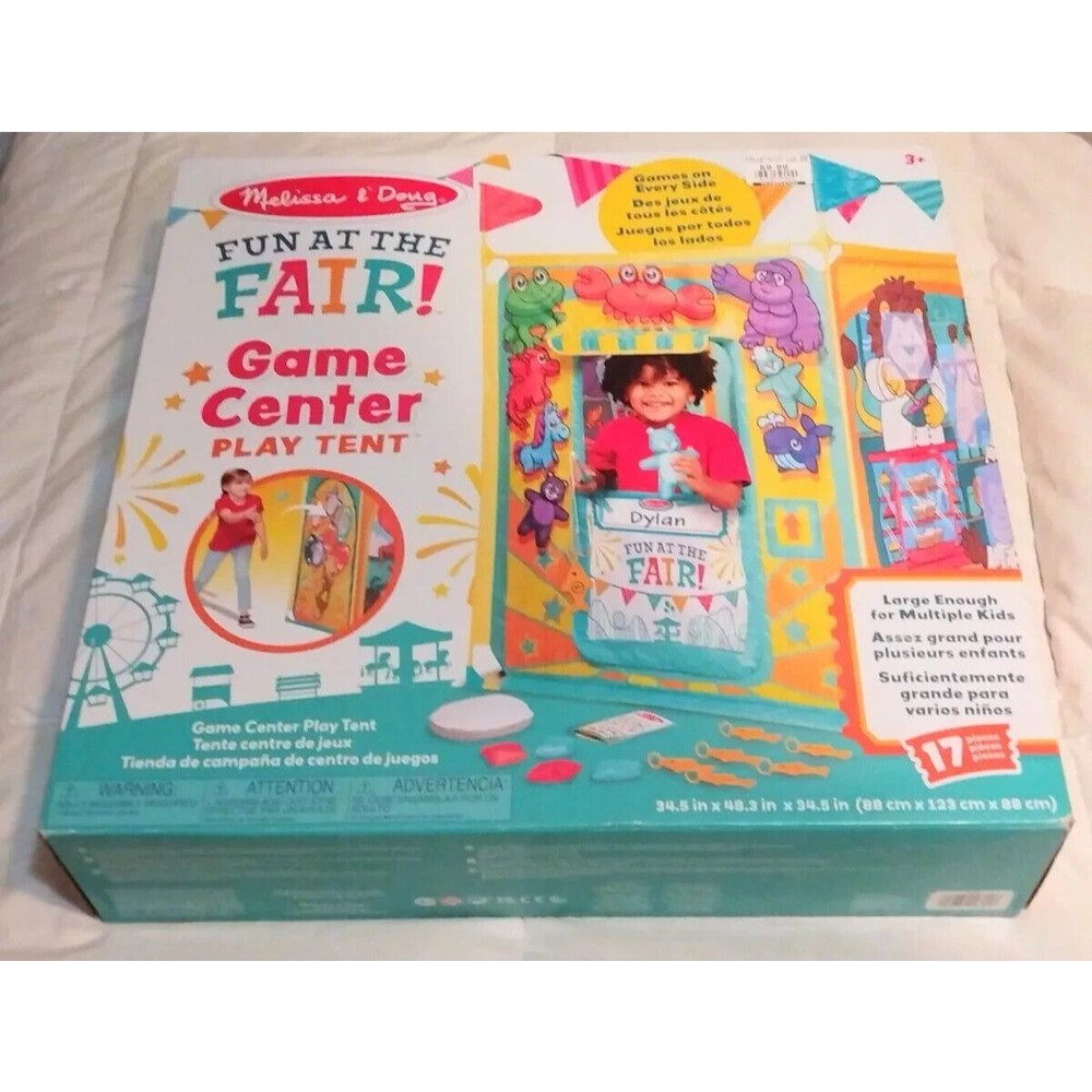 Melissa & Doug Fun at the Fair! Game Center Play Tent